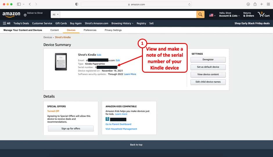 How to Find Your Kindle Serial Number? [The EASY Way!]