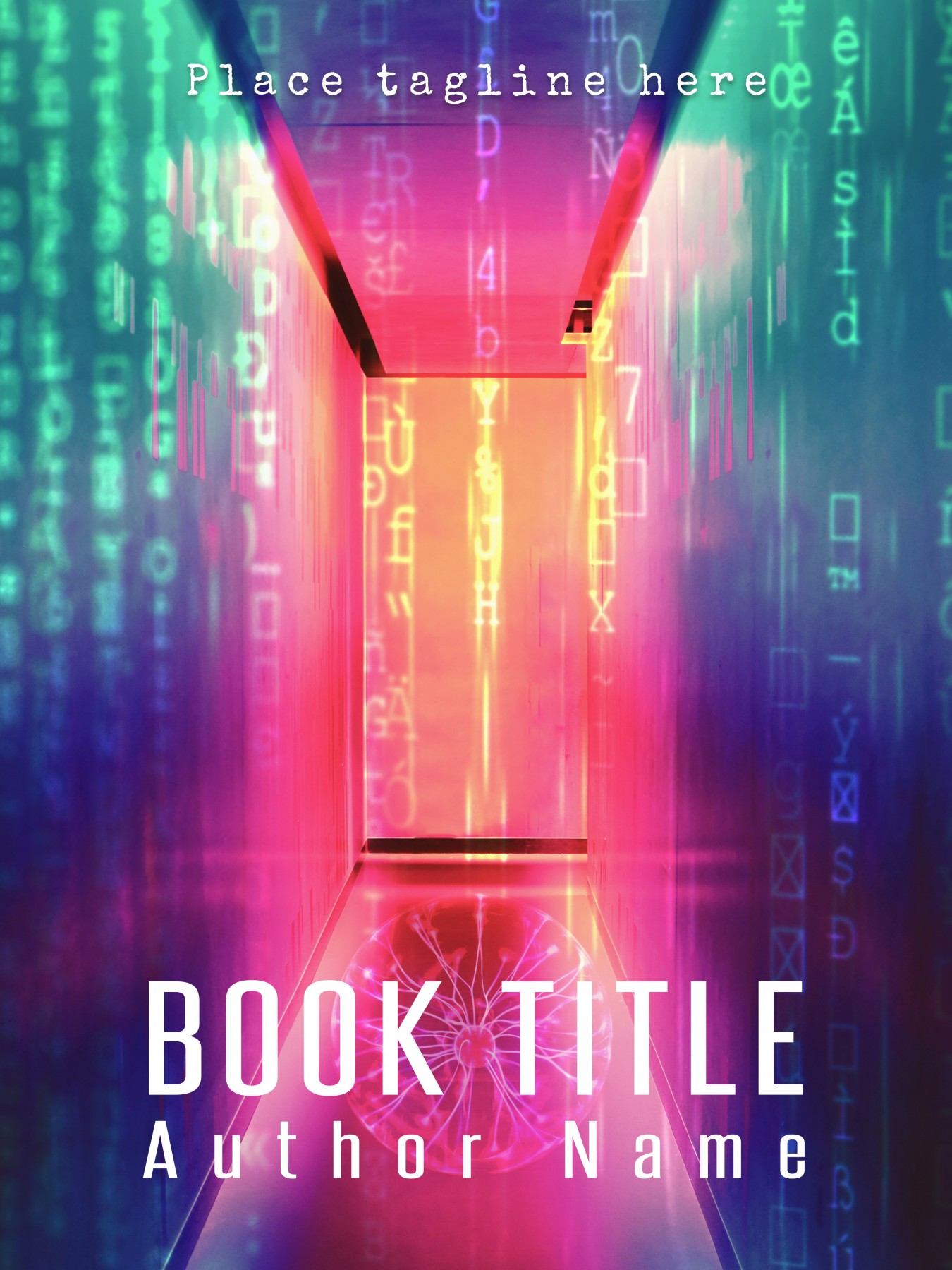 Futuristic The Book Cover Designer