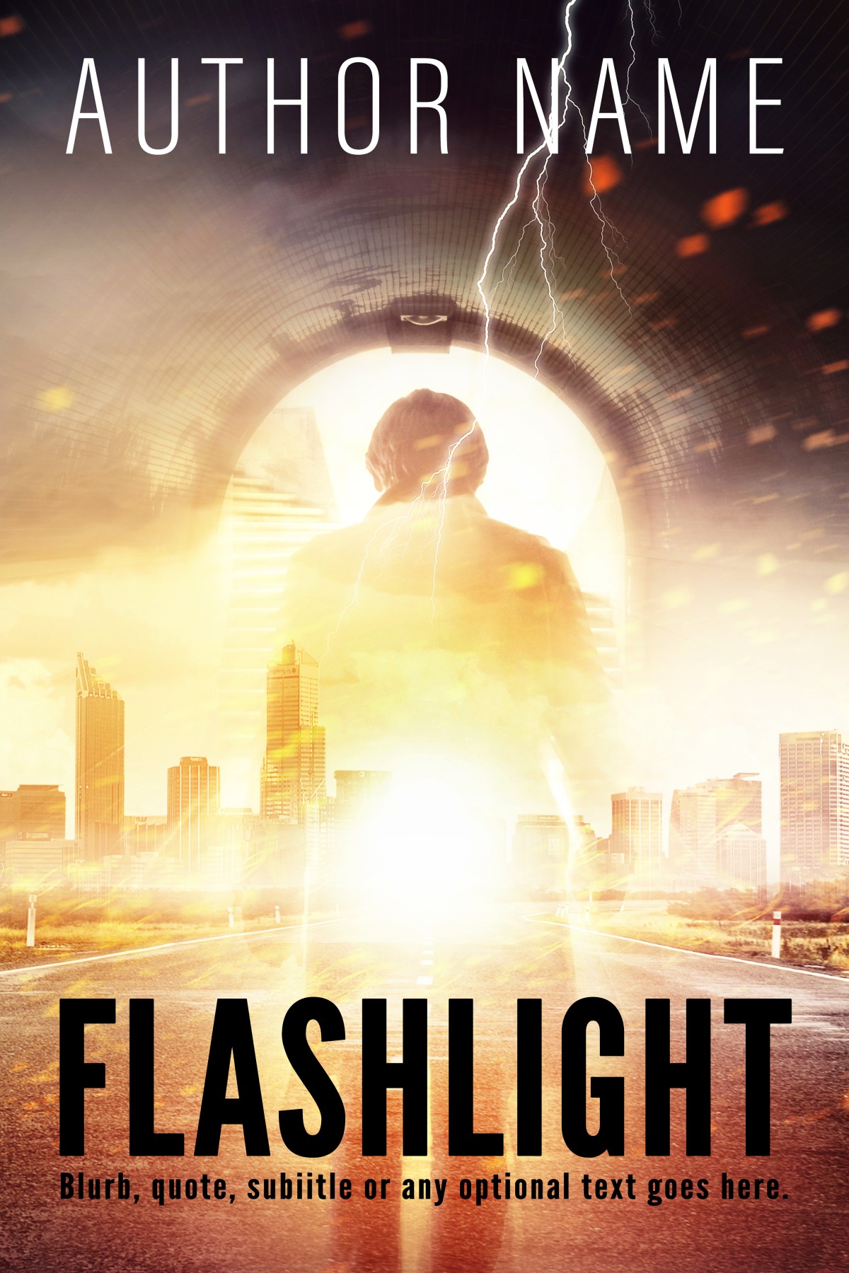 Flashlight The Book Cover Designer