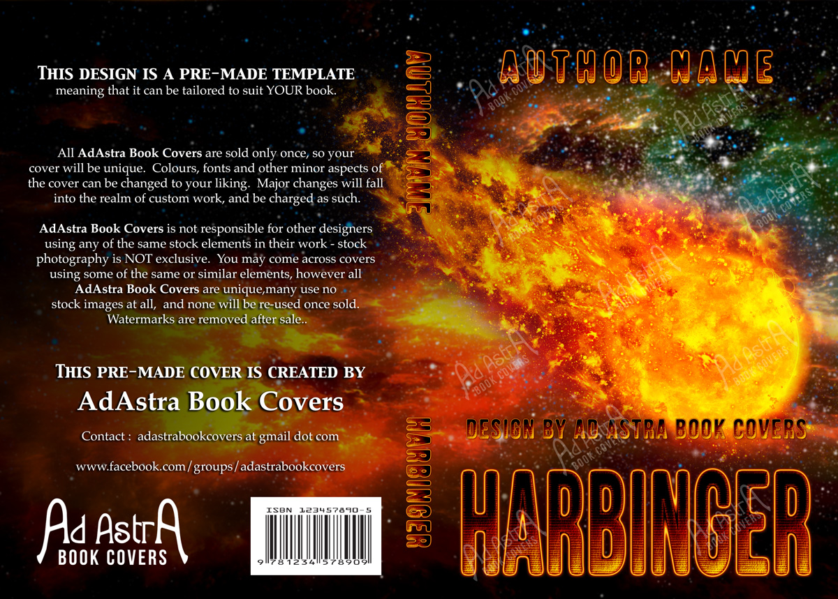 Harbinger The Book Cover Designer