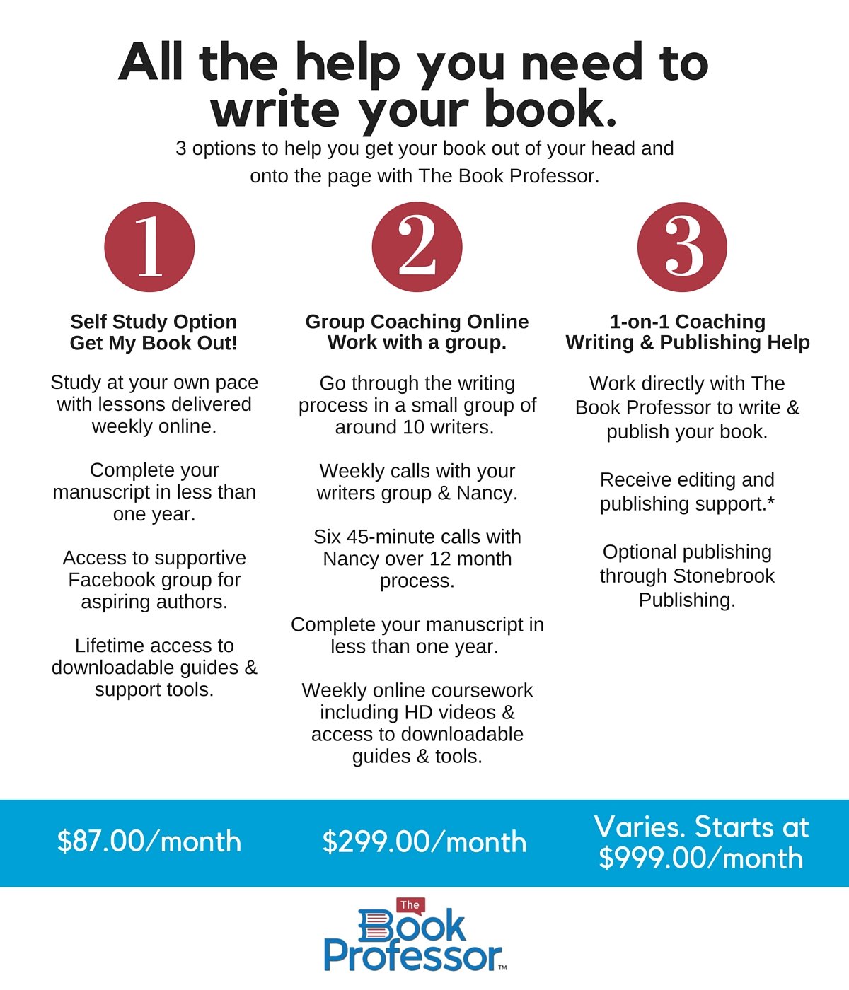 How to write a book online Write a Nonfiction Book with The Book