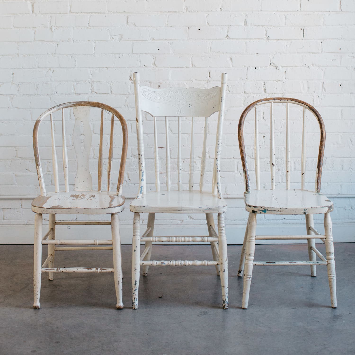 White Wood Chairs The Borrowed Branch
