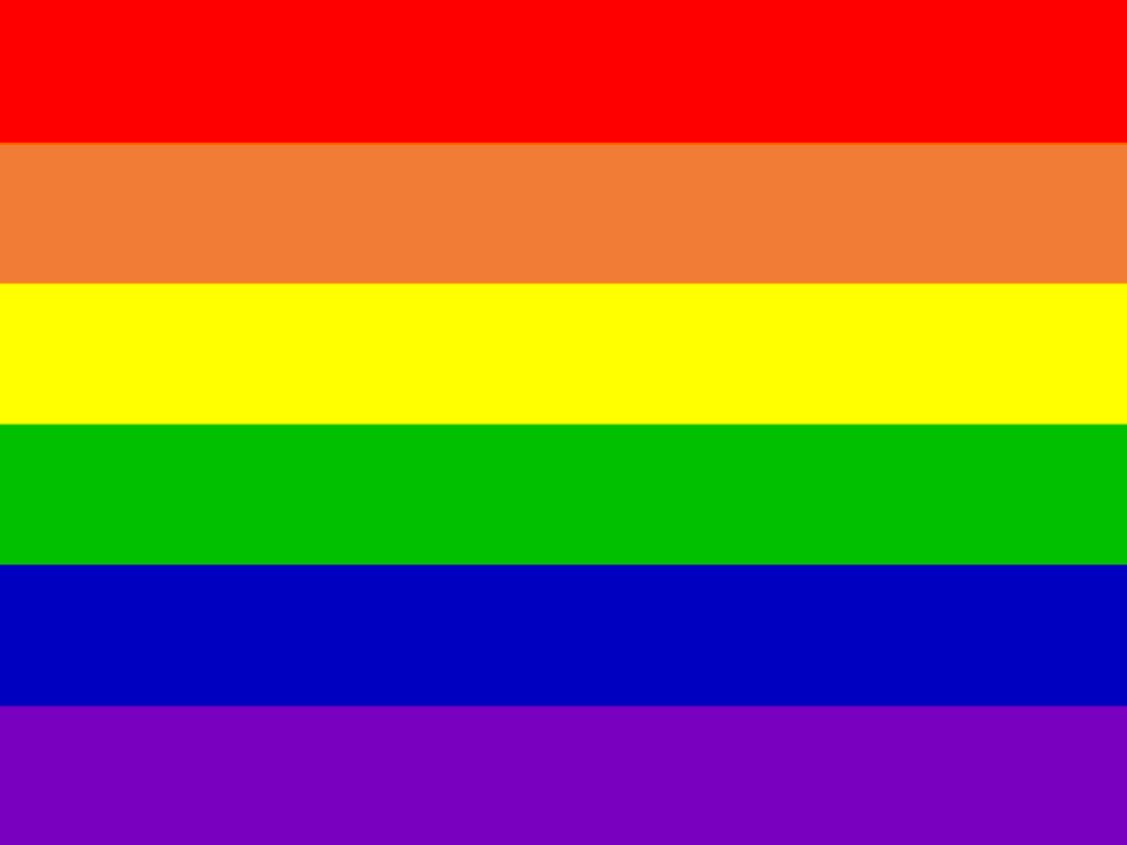 Gay pride flag vs rainbow lasemca
