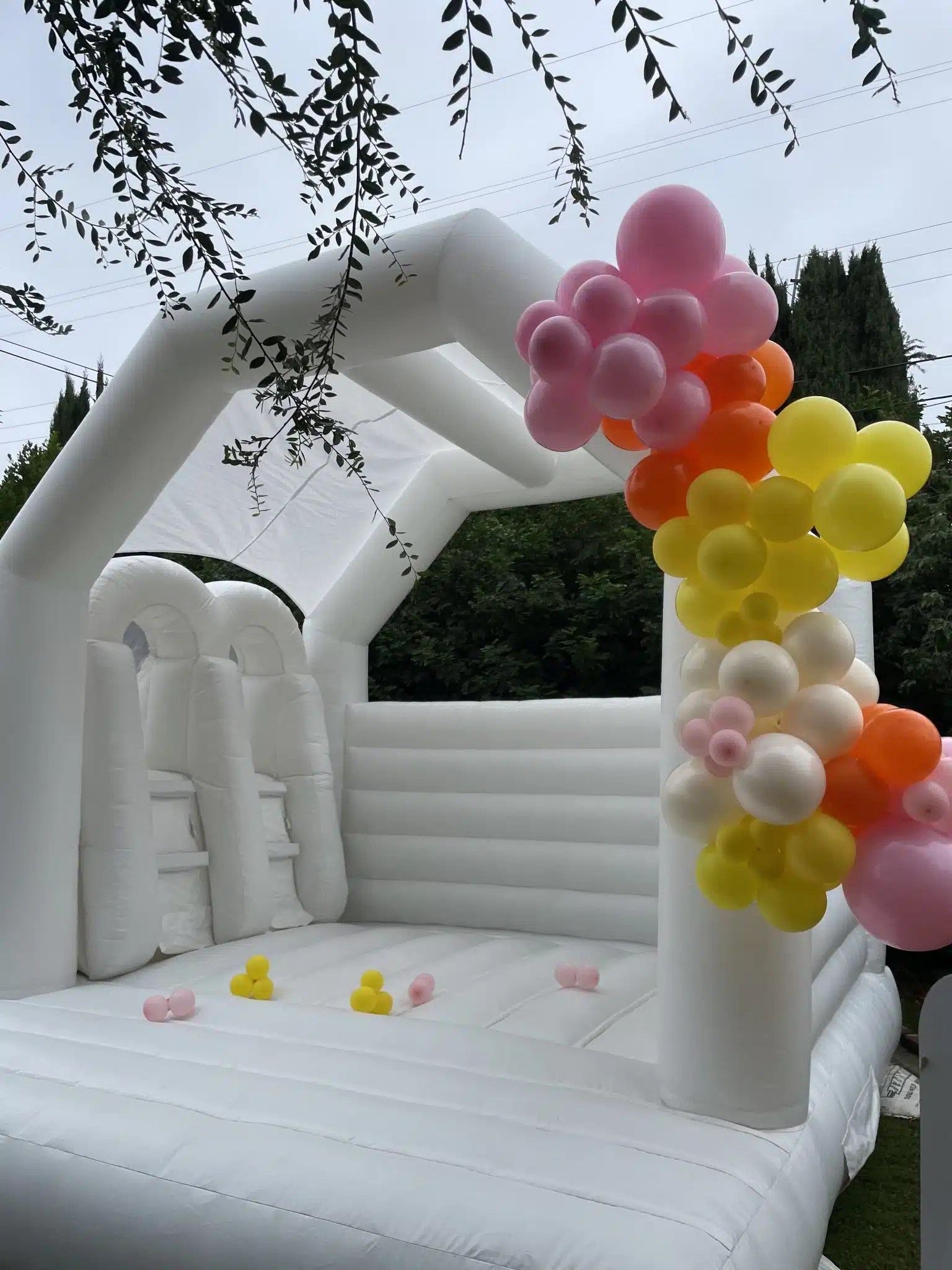 White Bounce House Rental For Kids & Adults White Jumper