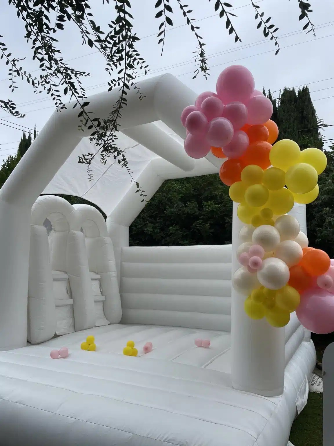 White Bounce House Rental For Kids & Adults White Jumper