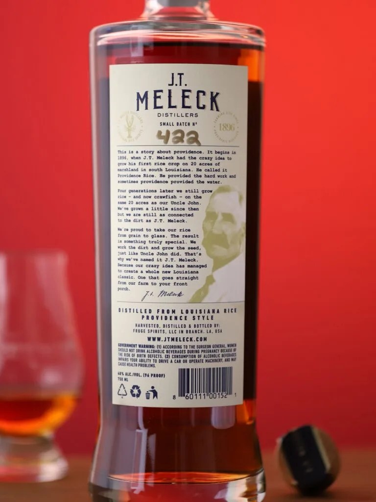 JT Meleck Louisiana Rice Whiskey Review Bourbon Culture