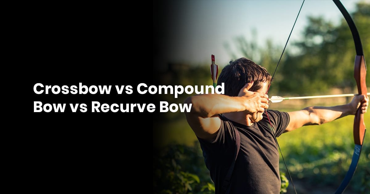 Crossbow vs Compound Bow vs Recurve Bow » Archery Ranges Near Me