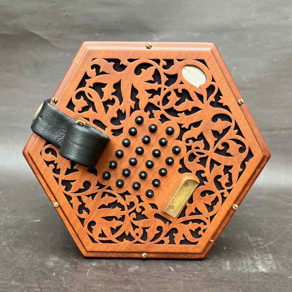 Morse Geordie 45 key baritone English Concertina The Box Place