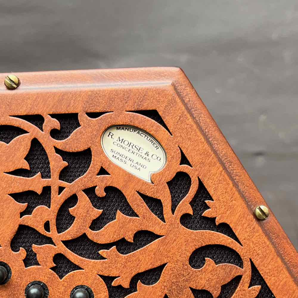 Morse Geordie 45 key baritone English Concertina The Box Place