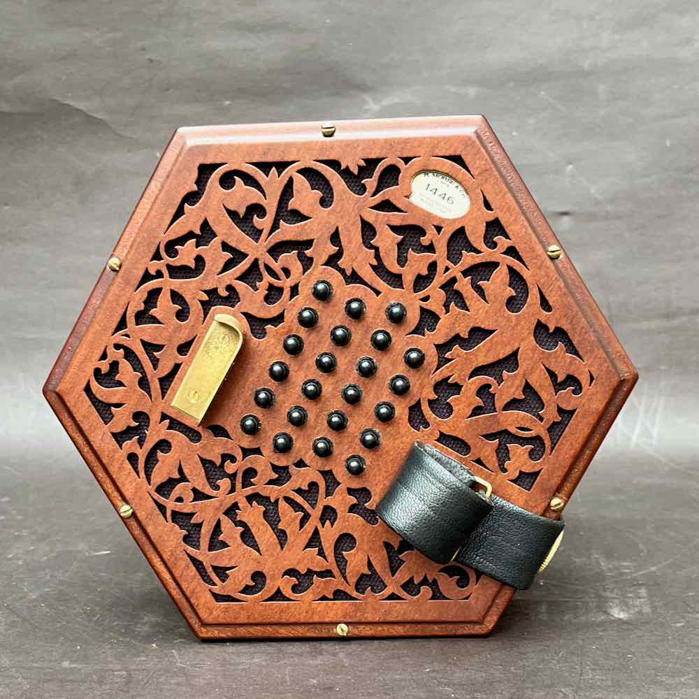 Morse Geordie 45 key baritone English Concertina The Box Place