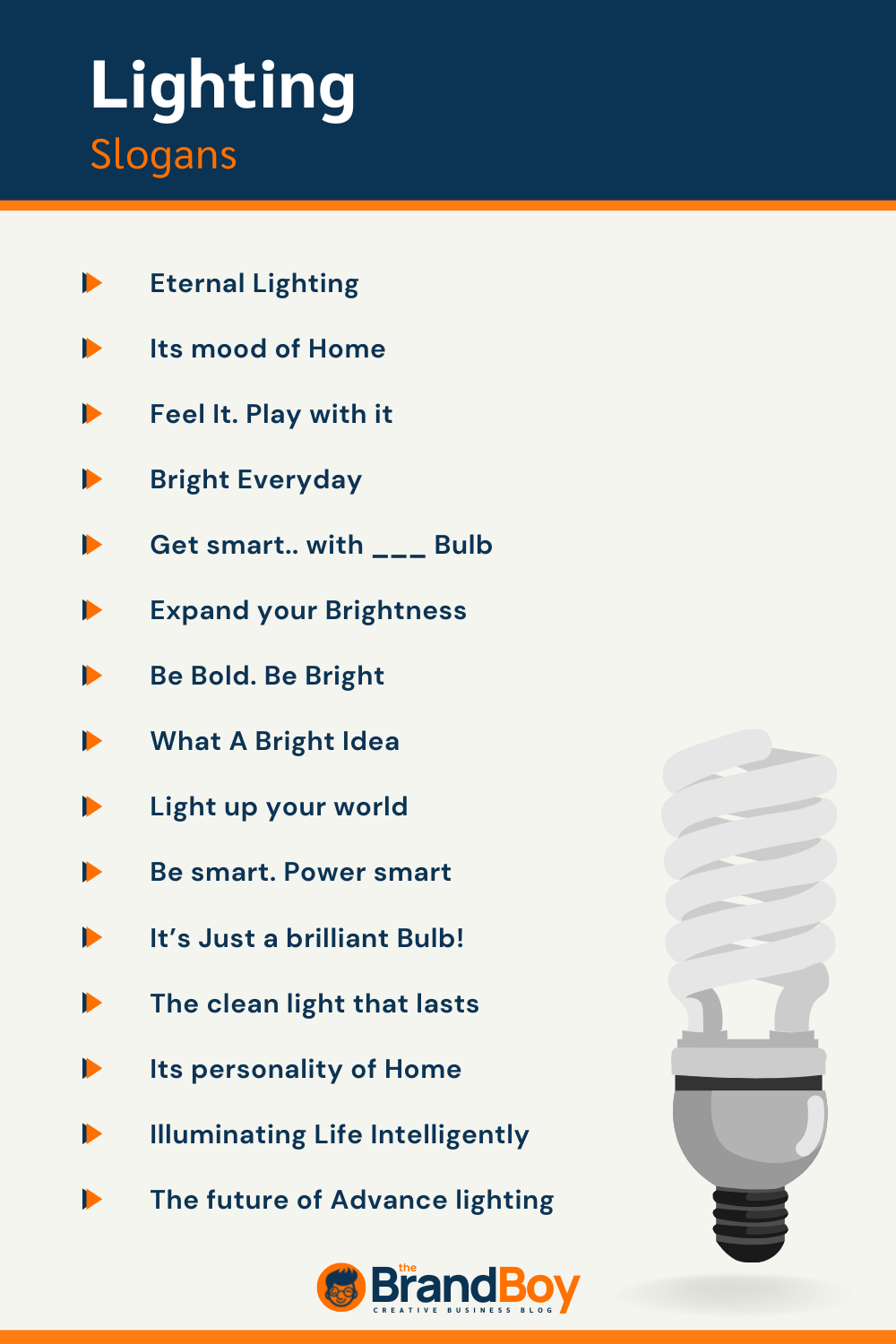 478+ Lighting Slogans and Taglines (Generator + Guide)