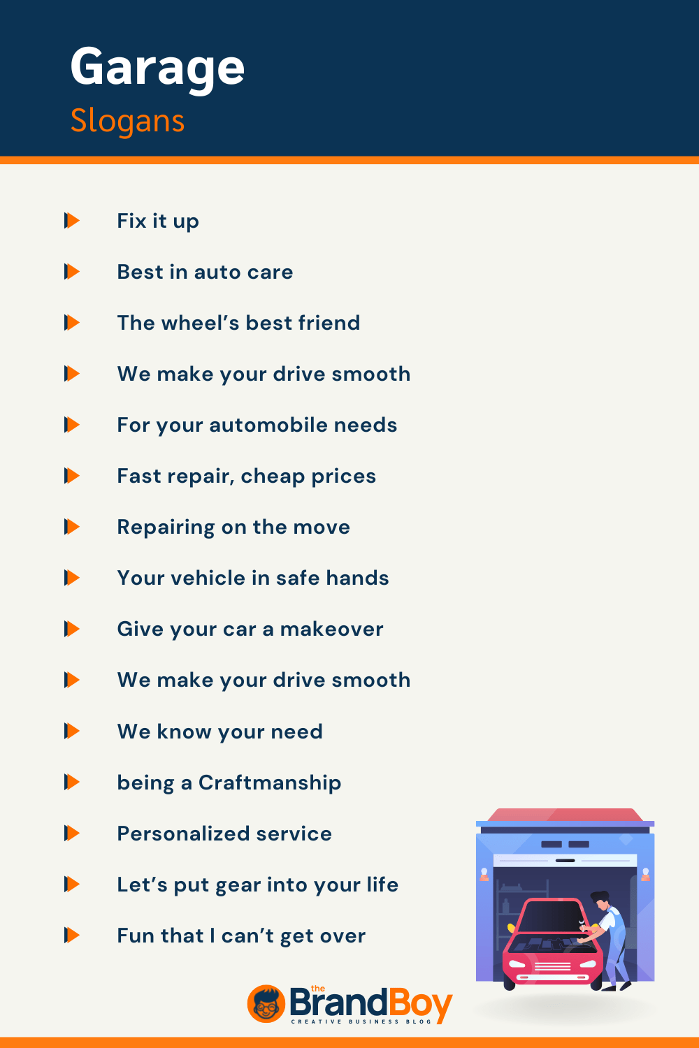 789+ Garage Slogans And Taglines (Generator + Guide) BrandBoy