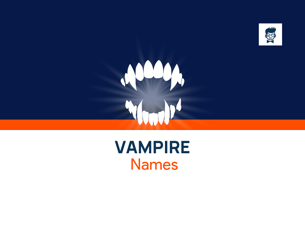 500+ Catchy Vampire Names BrandBoy