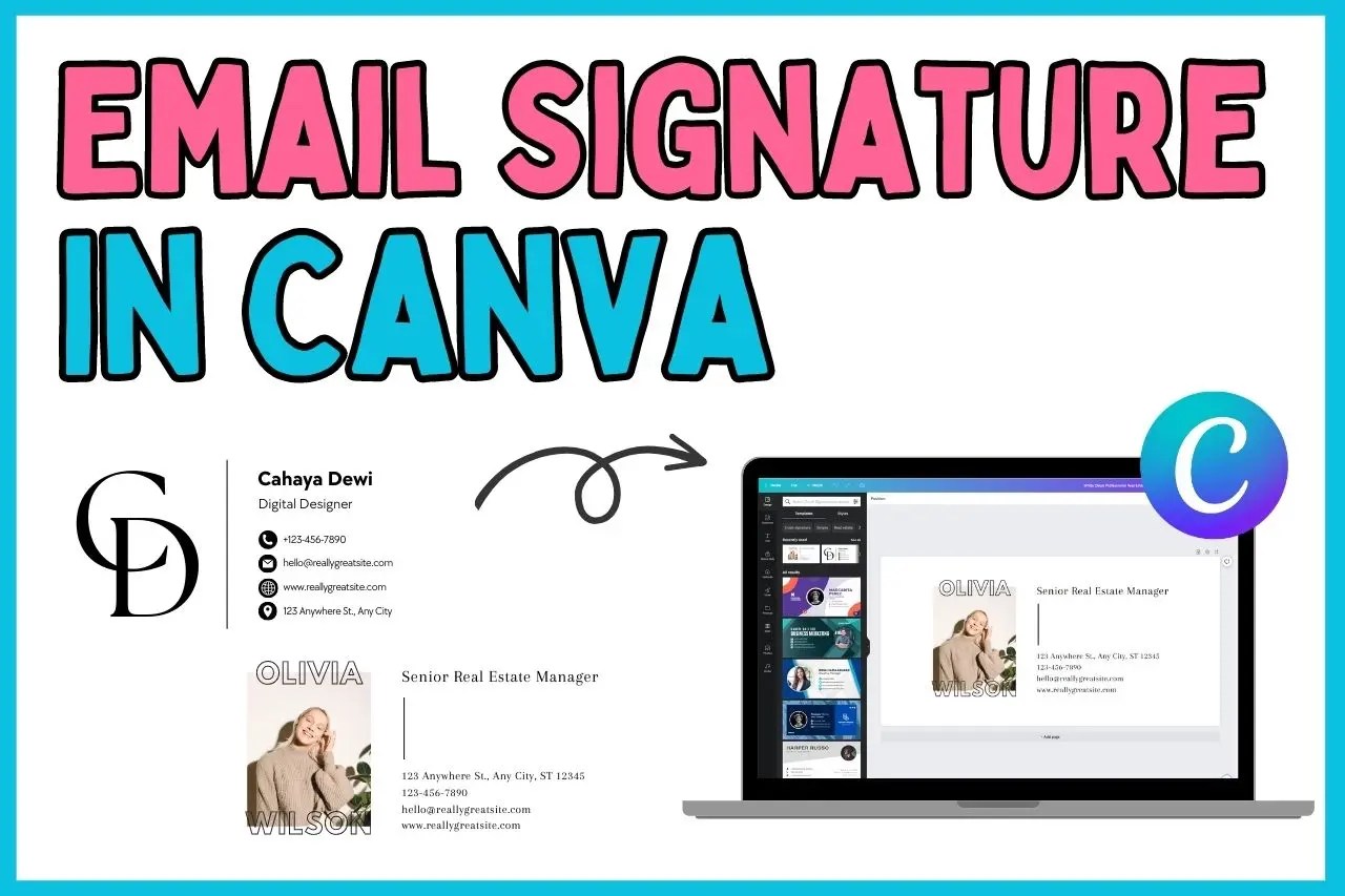How To Create an Email Signature In Canva (Easy Steps!)
