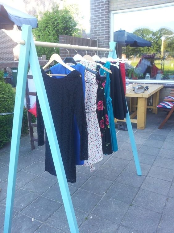 How To Display Clothing At a Garage Sale (5 Ways)