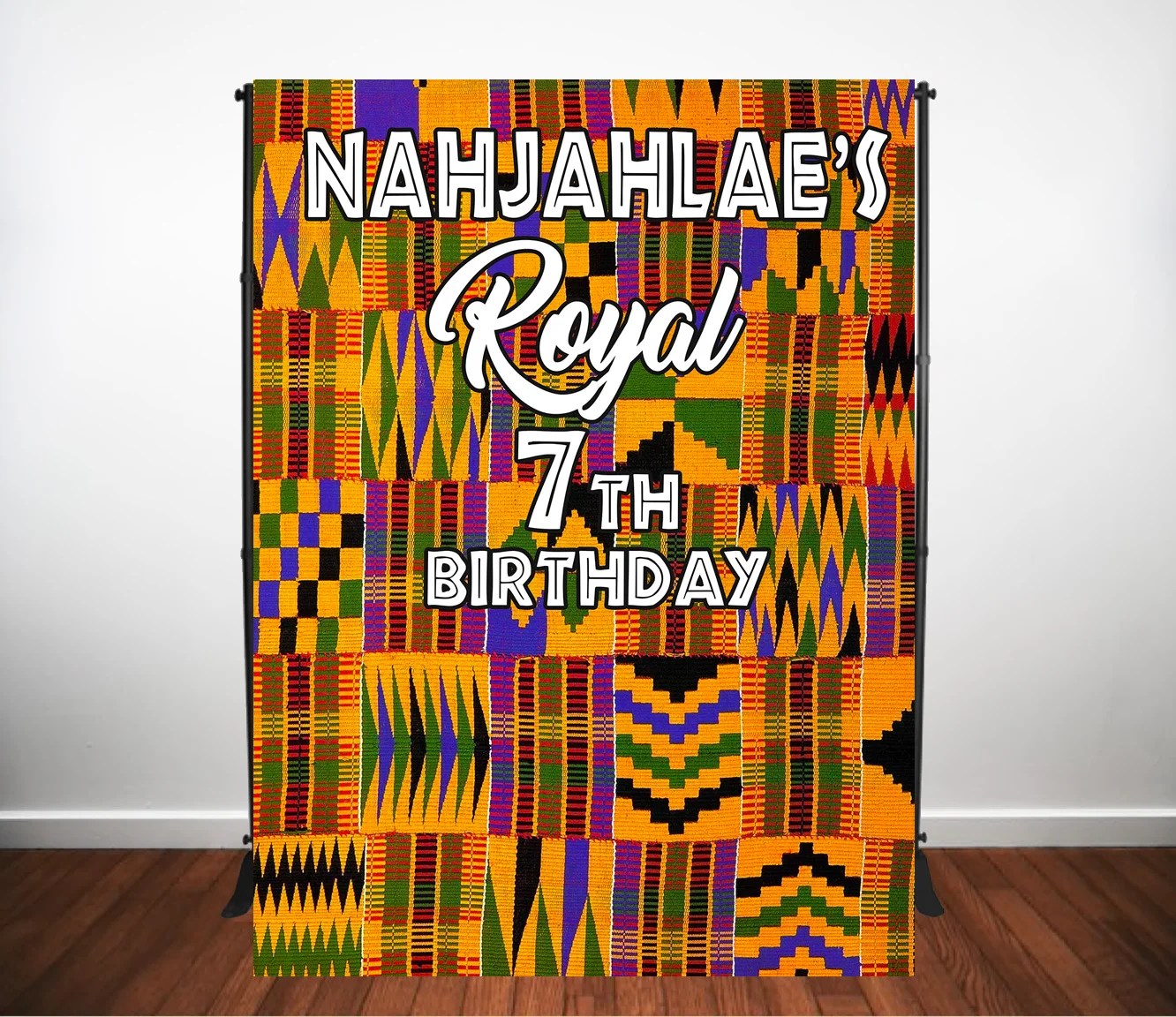 African Print Backdrop Step & Repeat The Brat Shack