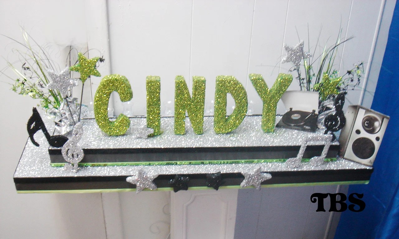 Music theme Sweet Sixteen Candelabra The Brat Shack Party Store