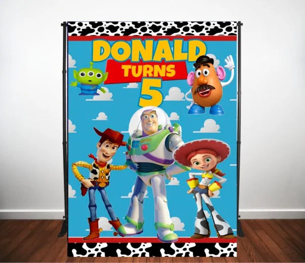 Toy Story Backdrop Step & Repeat The Brat Shack