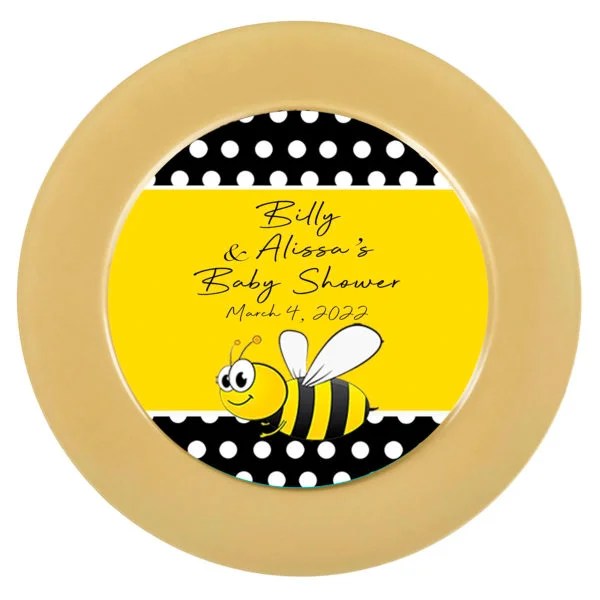 Bumble Bee Plate Charger Insert The Brat Shack Party Store