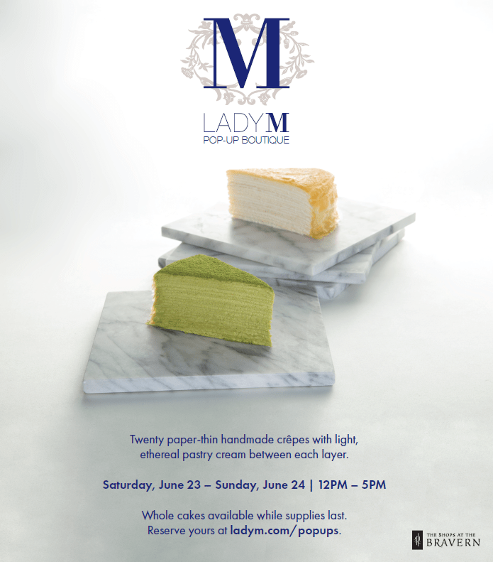 Lady M PopUp Boutique at The Bravern Bellevue Events, Happenings