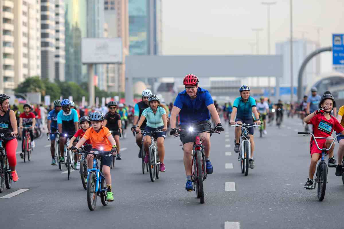 The largest Cycling Event "Dubai Ride" on Sheikh Zayed Road on November 12.