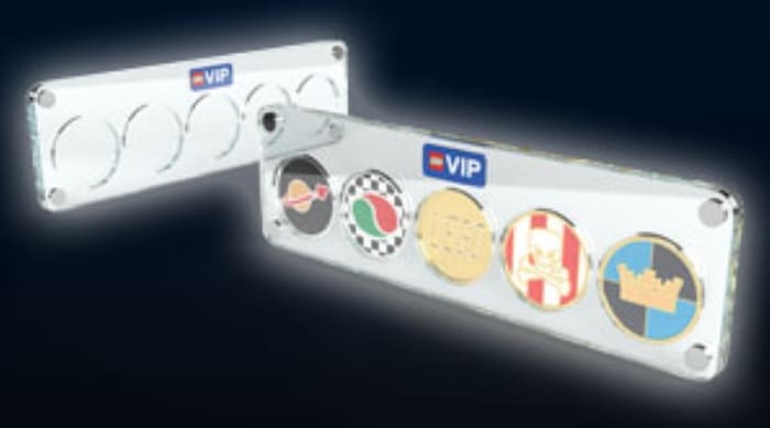 Special LEGO VIP Collectible Coins & Display Case