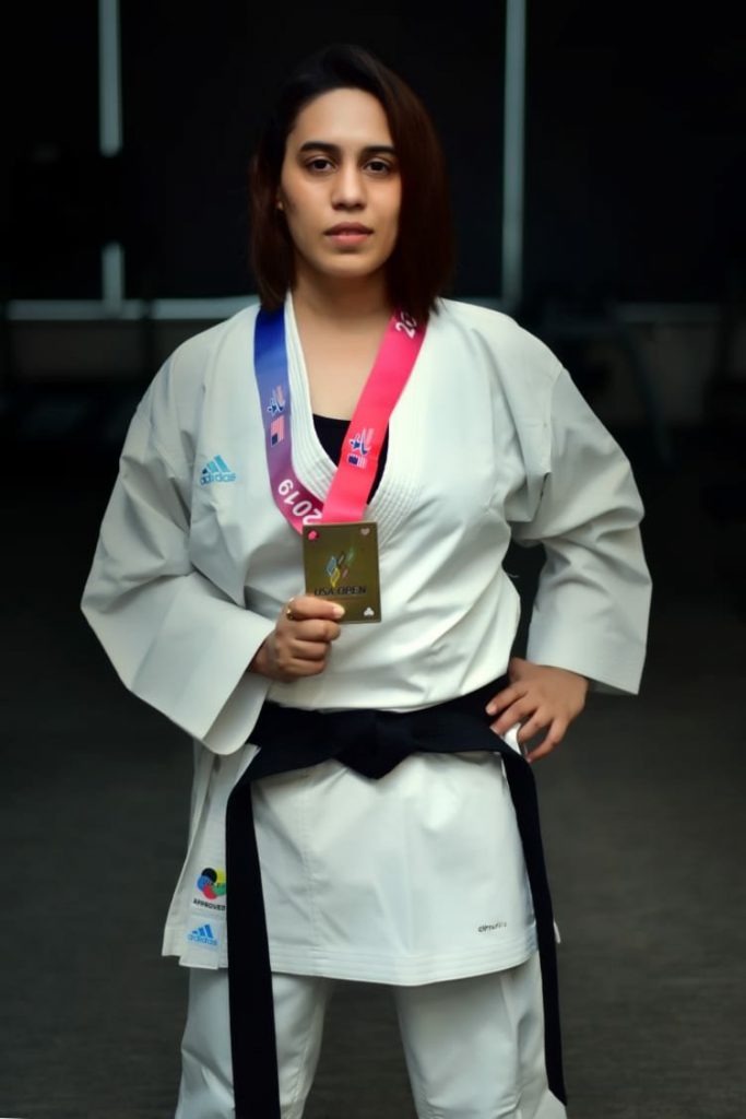 India's karate star Supriya Jatav who won gold in USA Championship