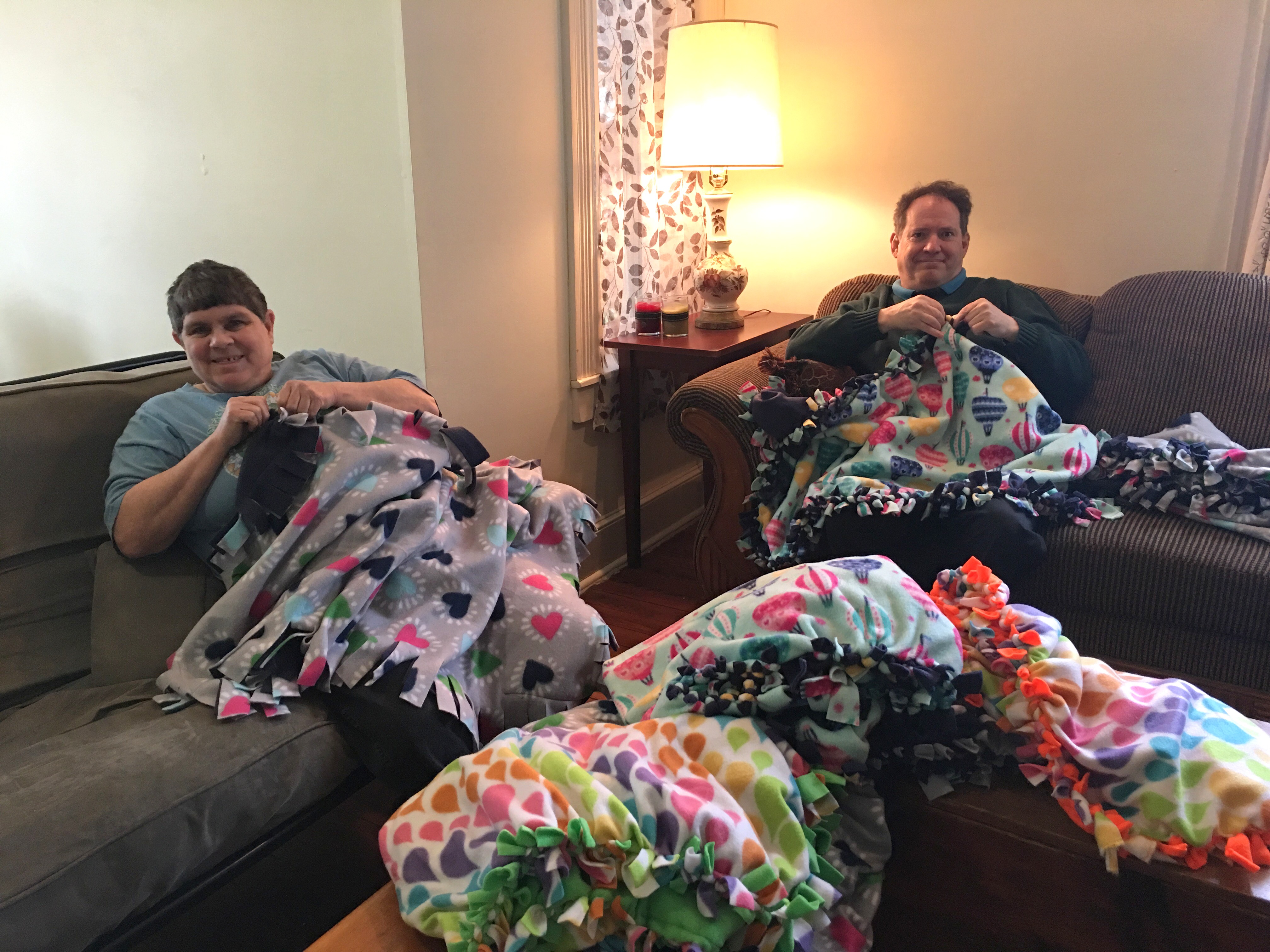 Making Blankets for Trauma Patients at UVa! The Bridge Line