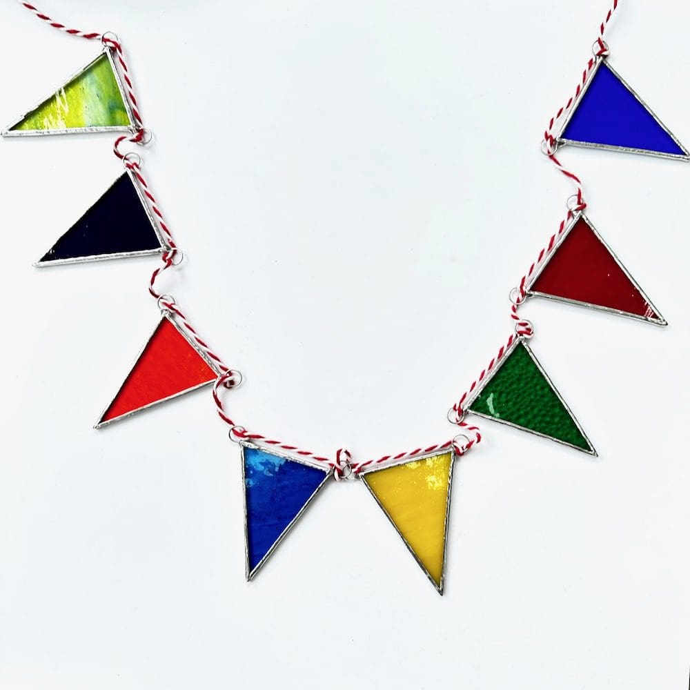 Stained Glass Bunting The British Craft House