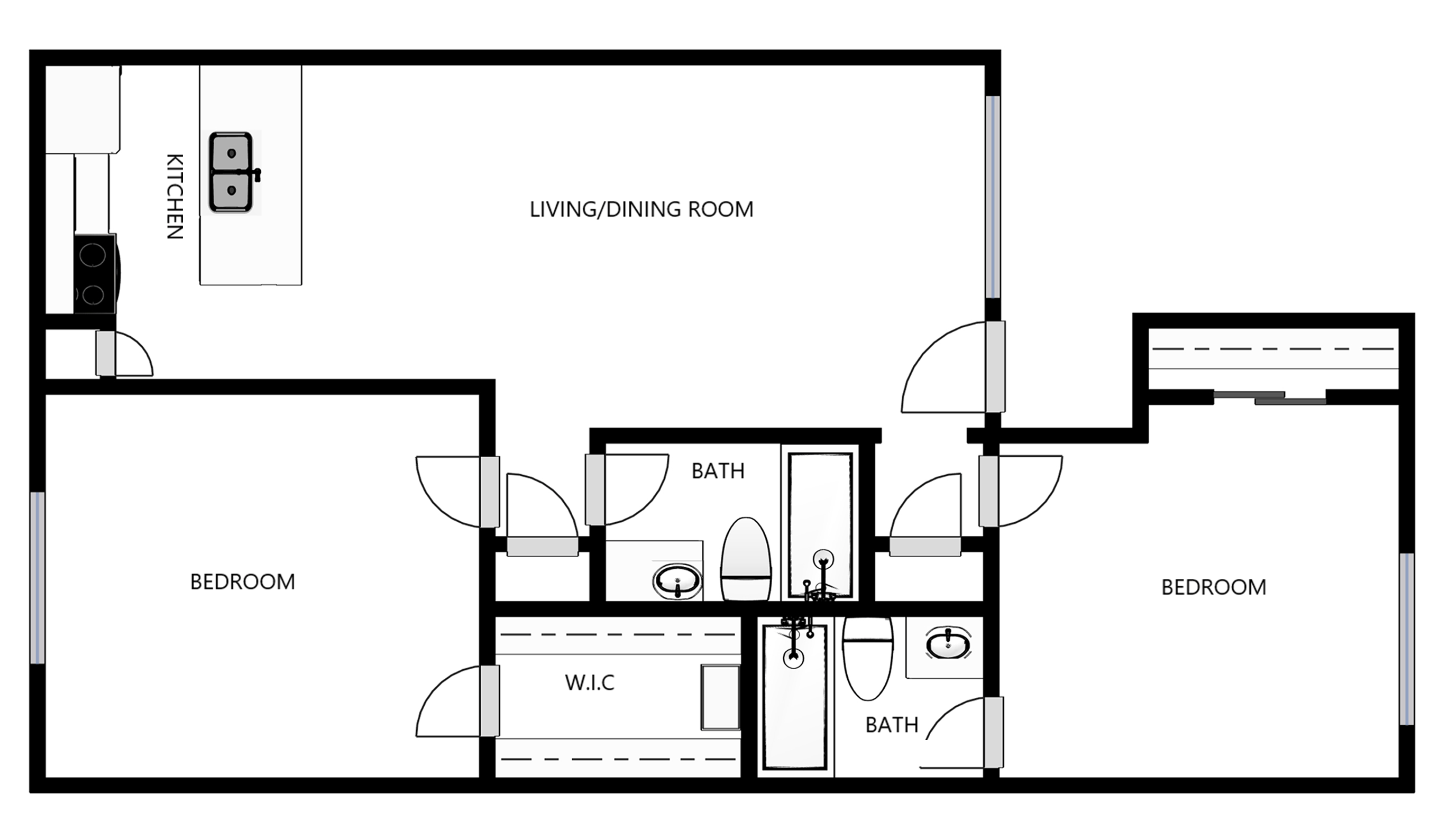 Floorplans The Brix Apartments