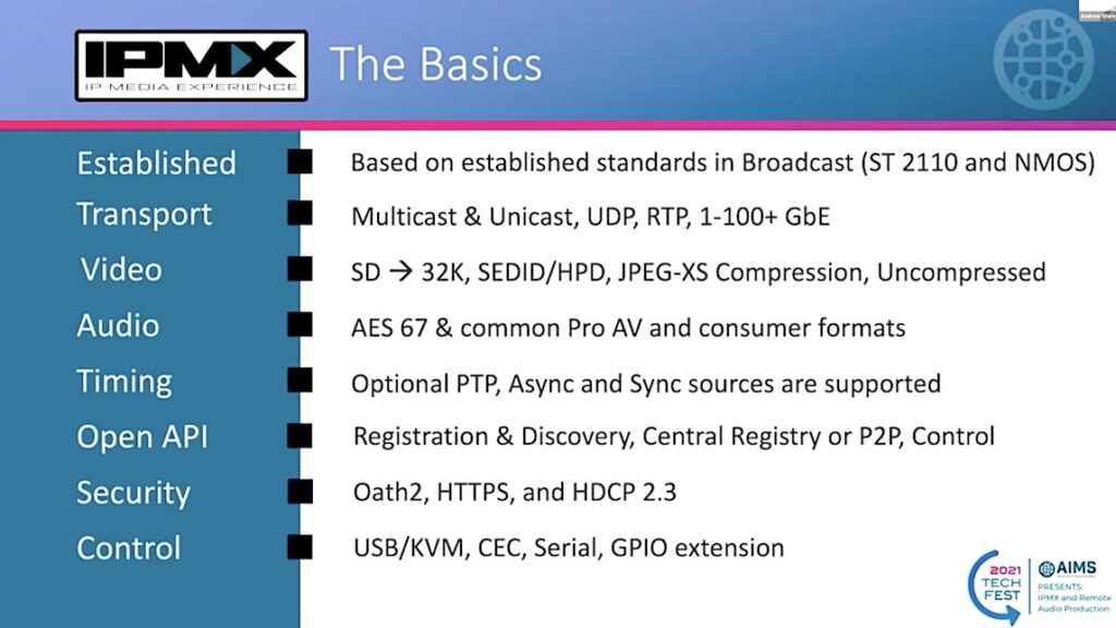 Video What is IPMX? The IPMX Stack The Broadcast Knowledge