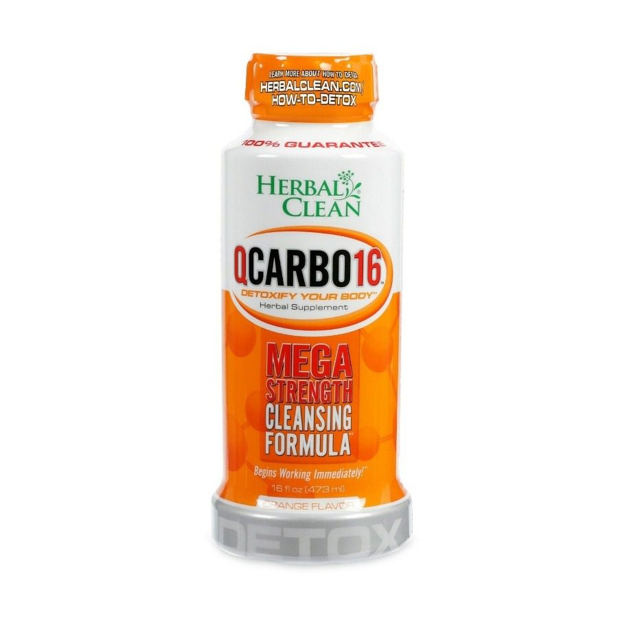 Herbal Clean ORANGE FLAVOR Qcarbo16 detox
