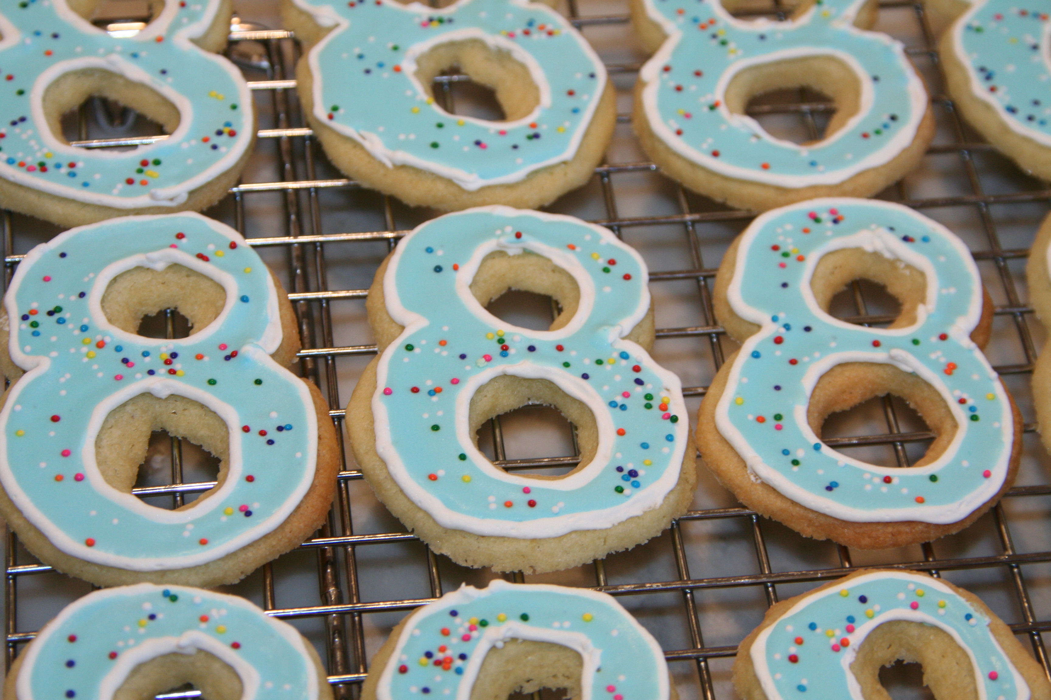 Number Cookies thebrookcook