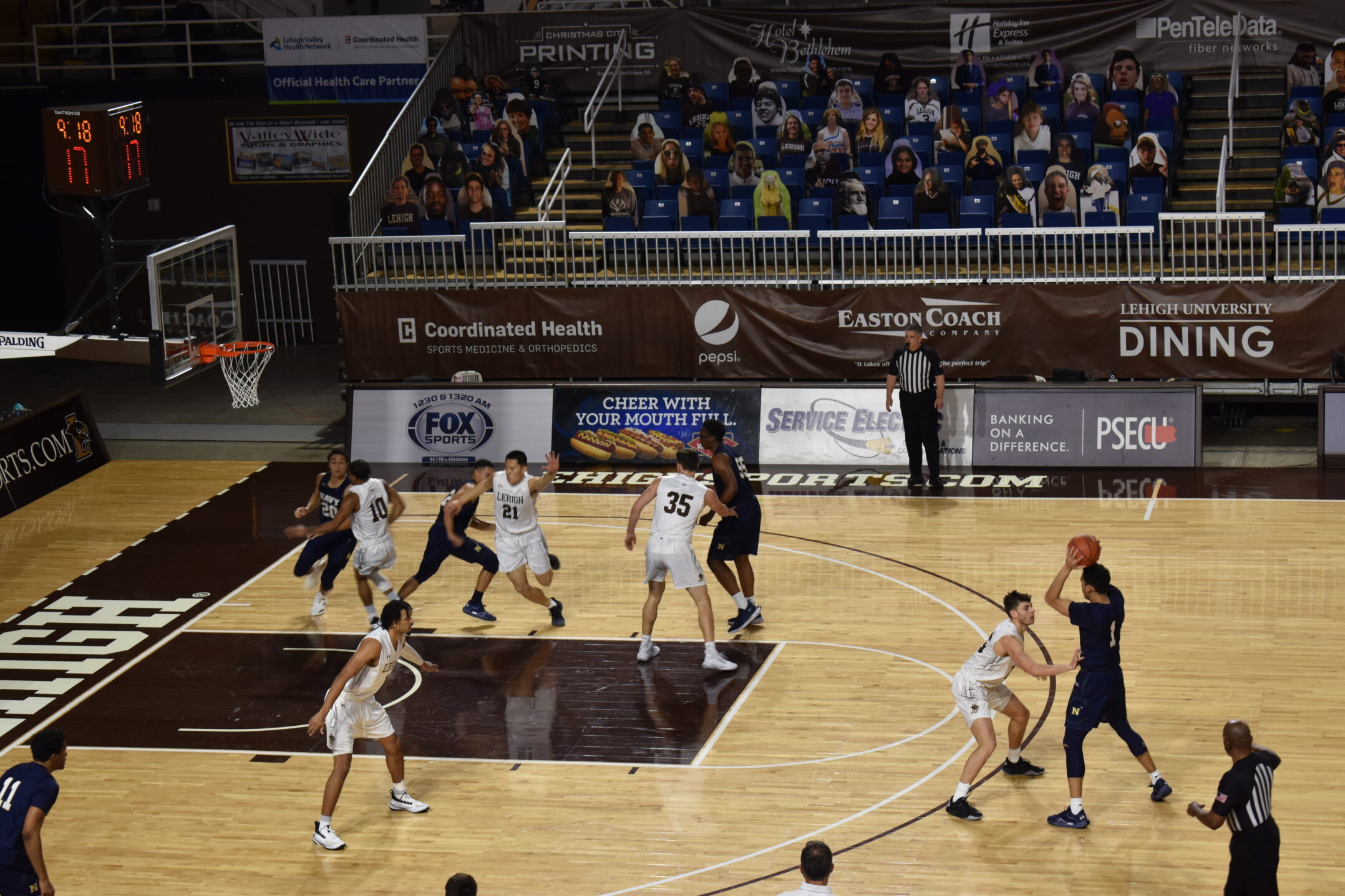 Lehigh men's basketball falls to Navy in first game of weekend series