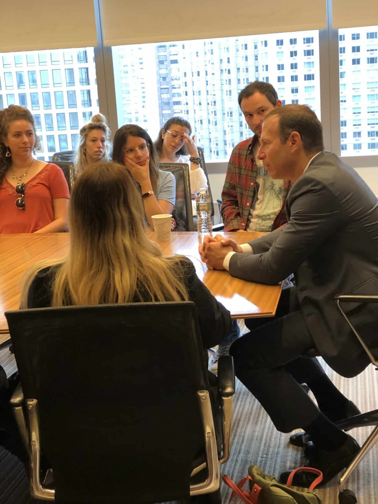 The Adam's Farm group met with Real Estate Leader and Philanthropist