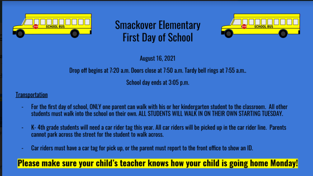 Smackover Elementary School Information The Buckaroo Blog