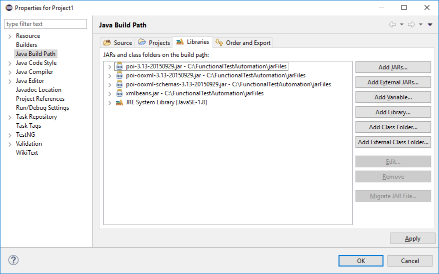 JAVA Code to Create an Excel File in Relative Path The Bug Finding