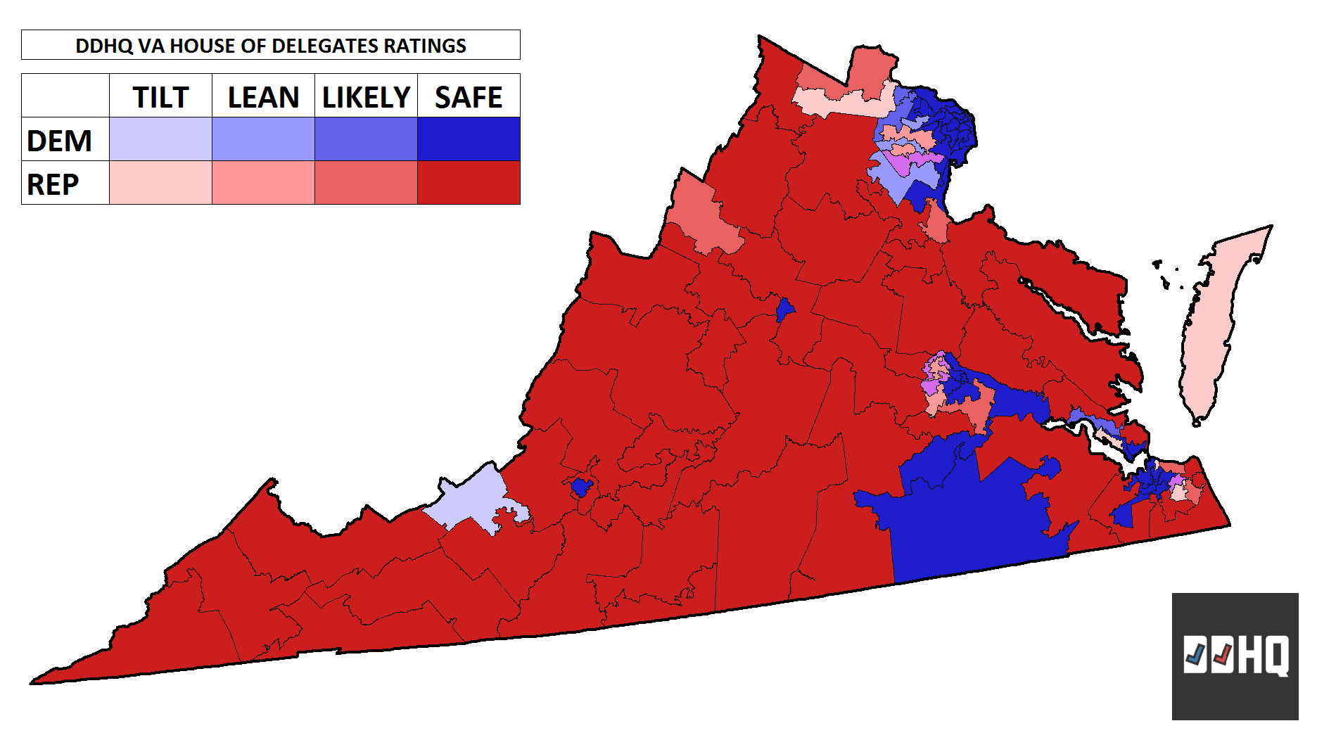 Competitive districts in House of Delegates races The Bull Elephant