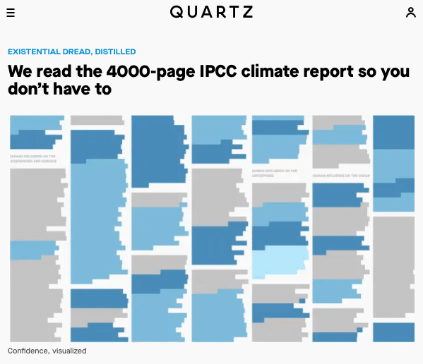 Why the bad news in the IPCC report is good news for visual learners