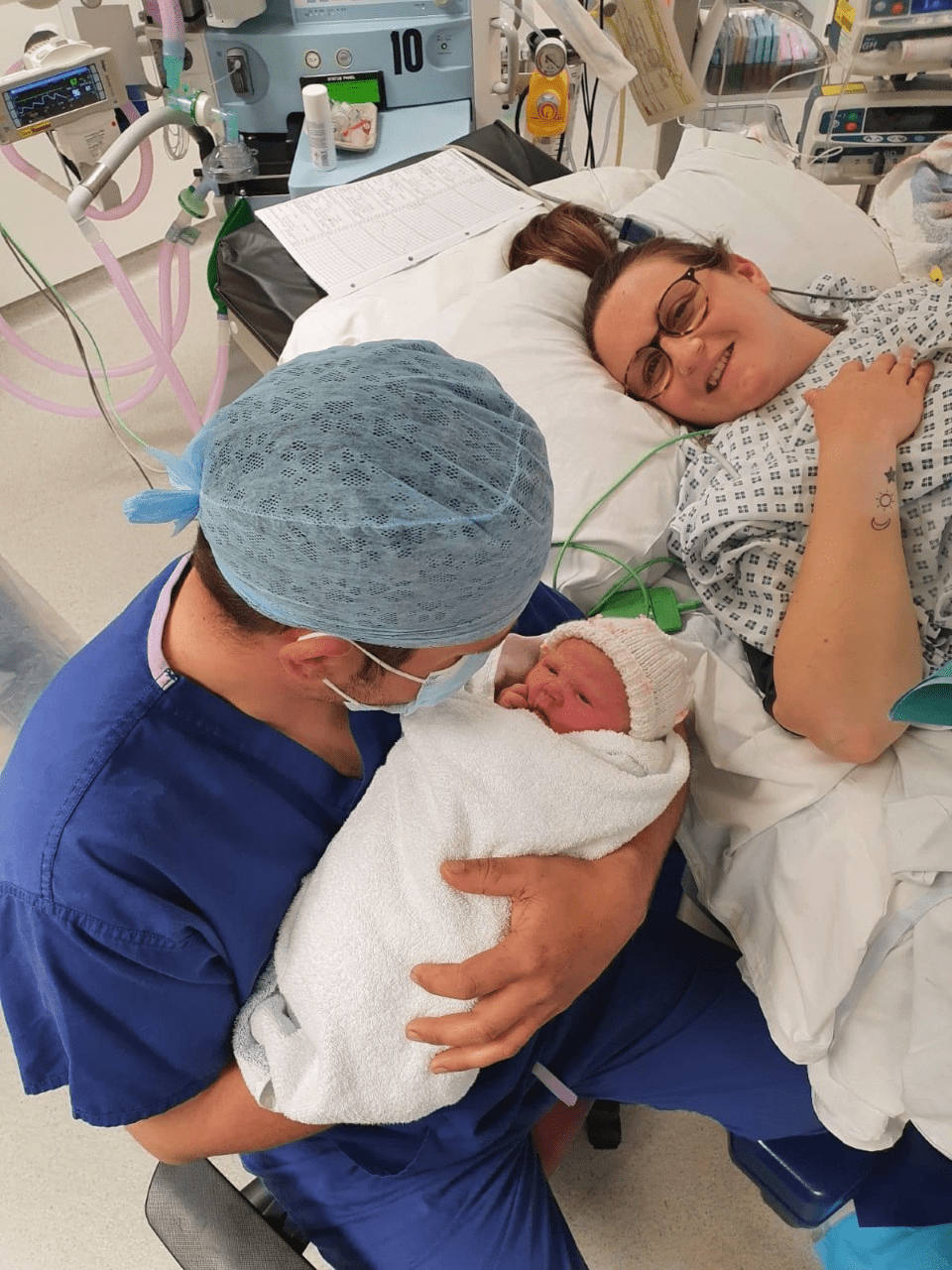 Episiotomy and forceps; Hannah's Positive Birth The Bump to Baby Chapter