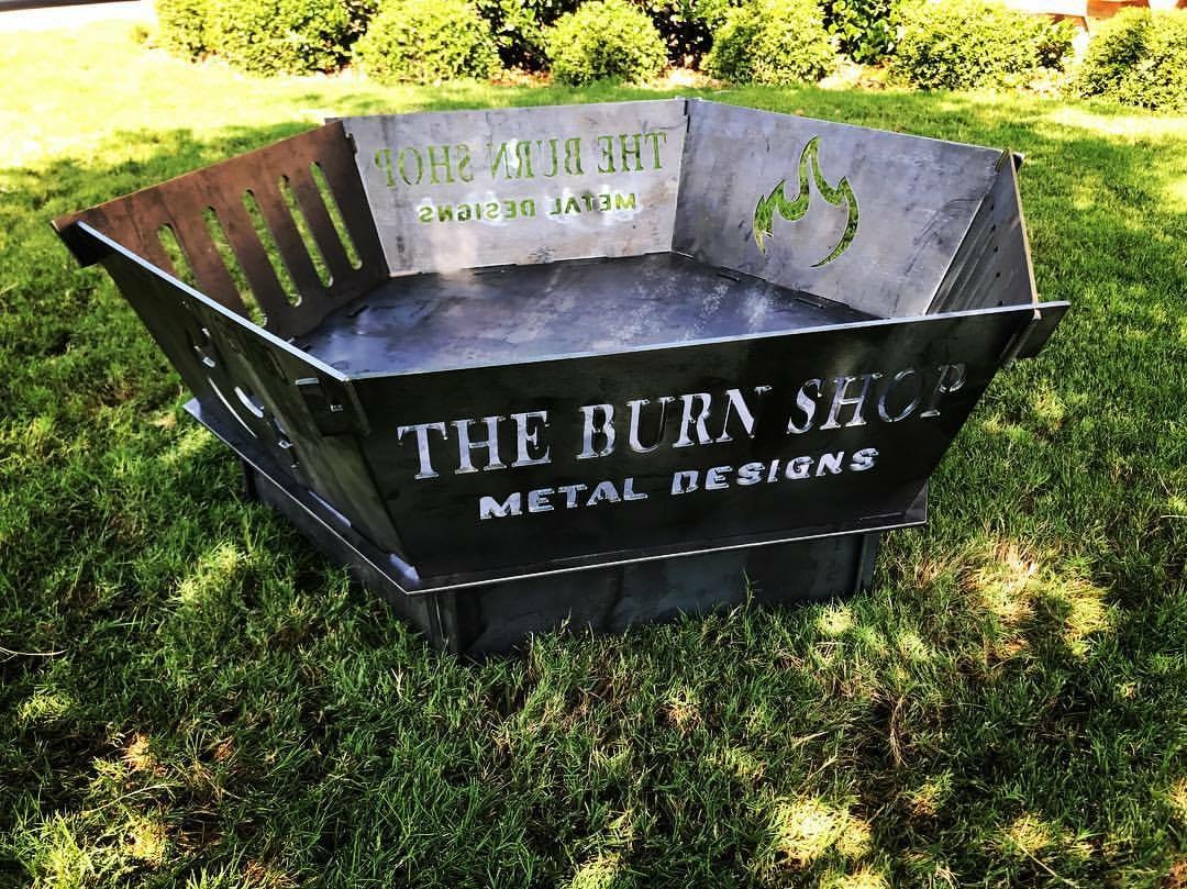 Custom KnockDown Fire Pit The Burn Shop