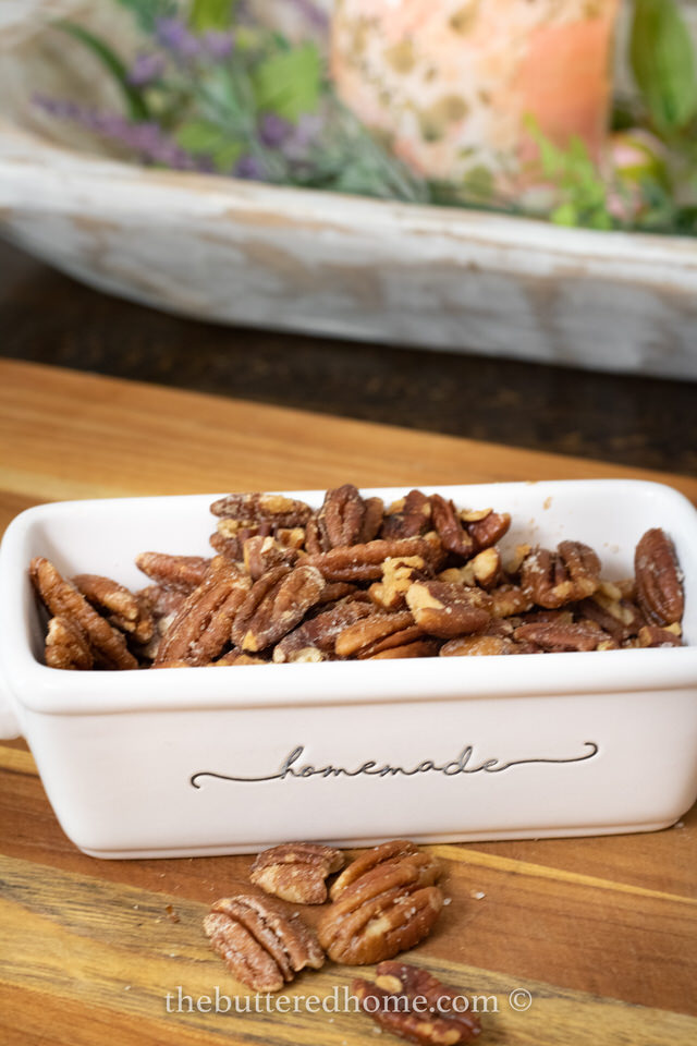 Oven Roasted Salted Pecans The Buttered Home