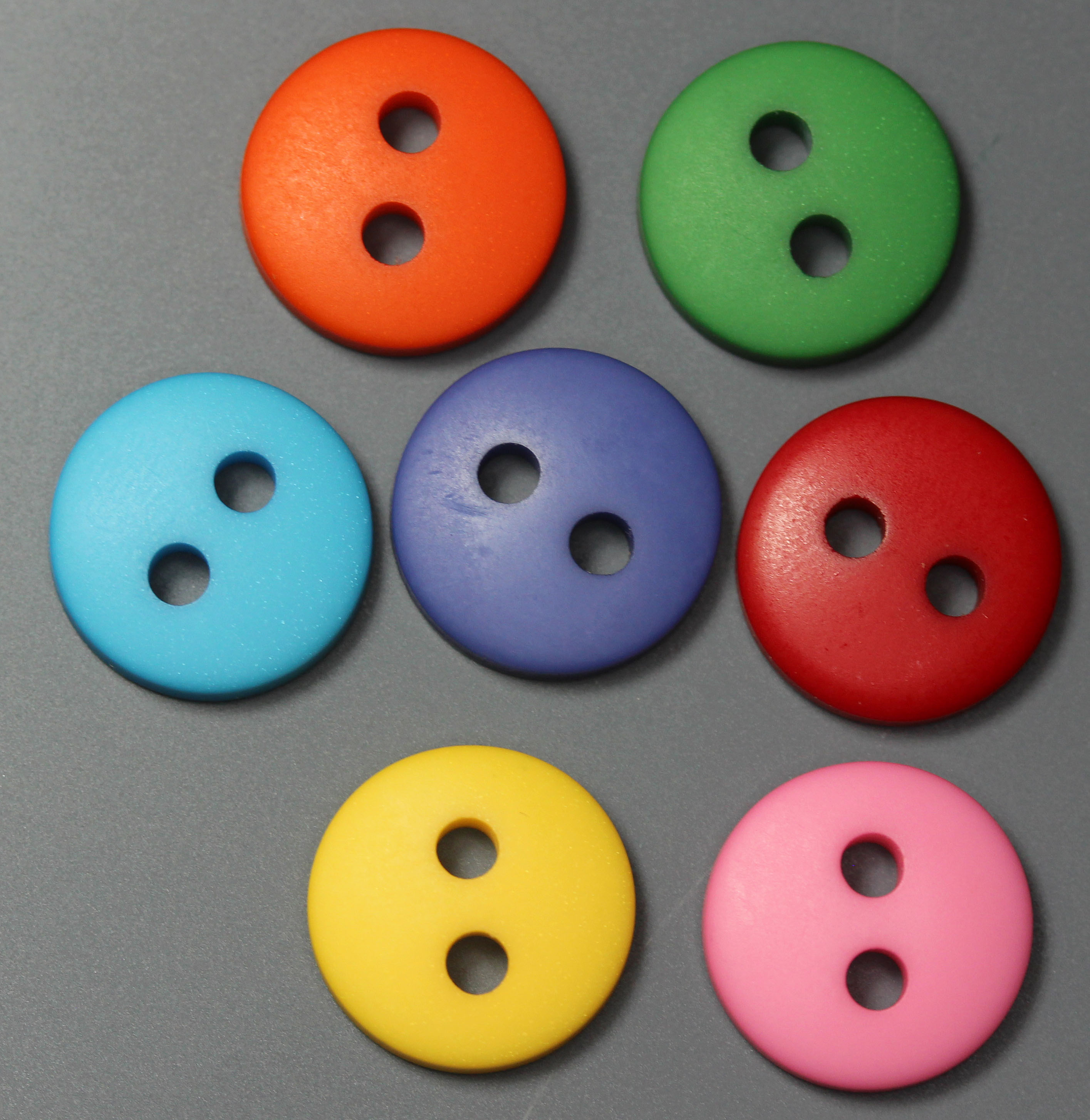HW120 Round Polyester Buttons The Button Company