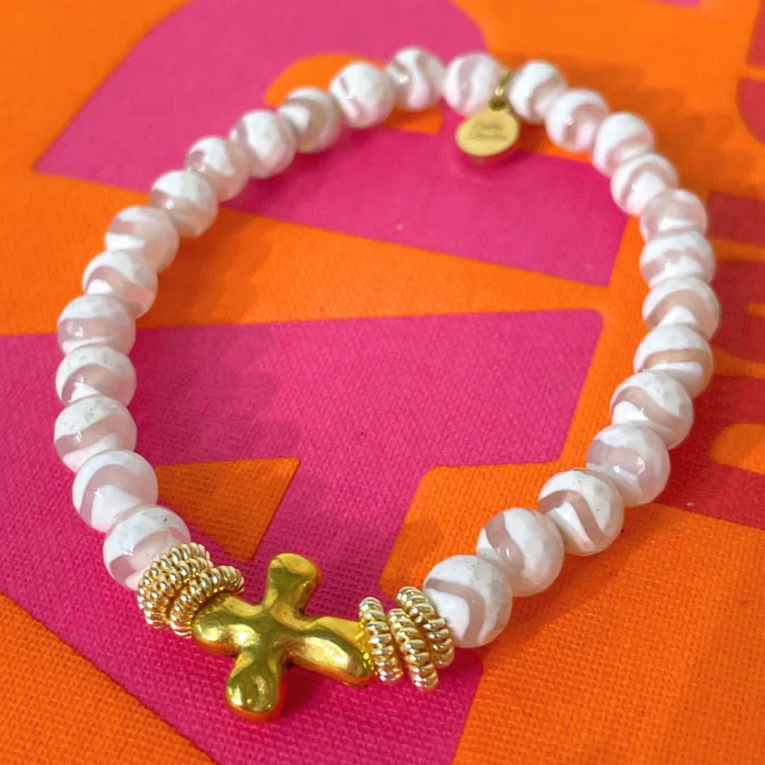 Parker Cross White The Byrd's Nest Children's Boutique