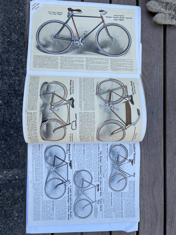 1916 Mead Ranger Archbar on Craigslist in Benicia/Vallejo Ca area