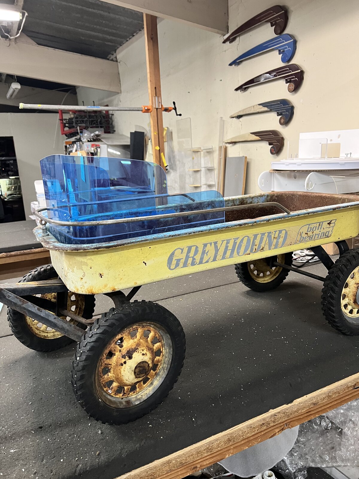 Hamilton Greyhound wagon hubcap Wanted Everything Else (nonbicycle