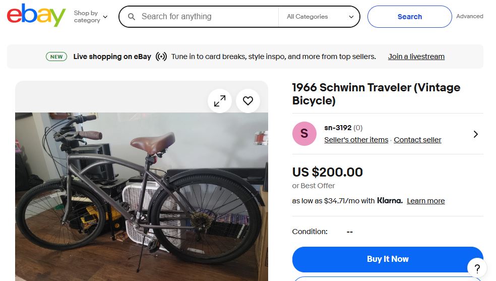I dont think this is a 1966 Schwinn. Just sayin.. Stuff on eBay