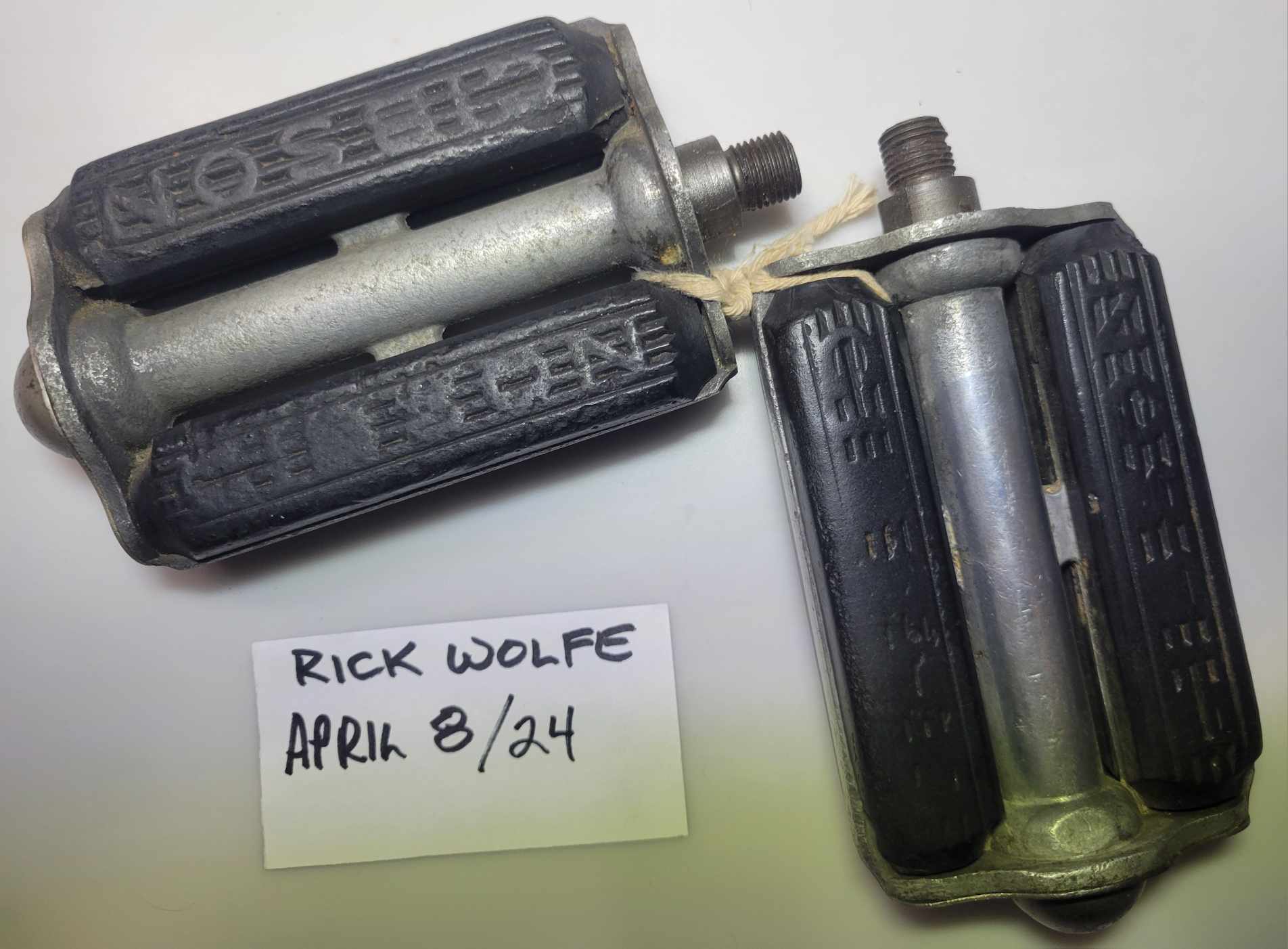 Withdrawn 1923 Gibson aluminum frame bicycle pedals Archive (sold