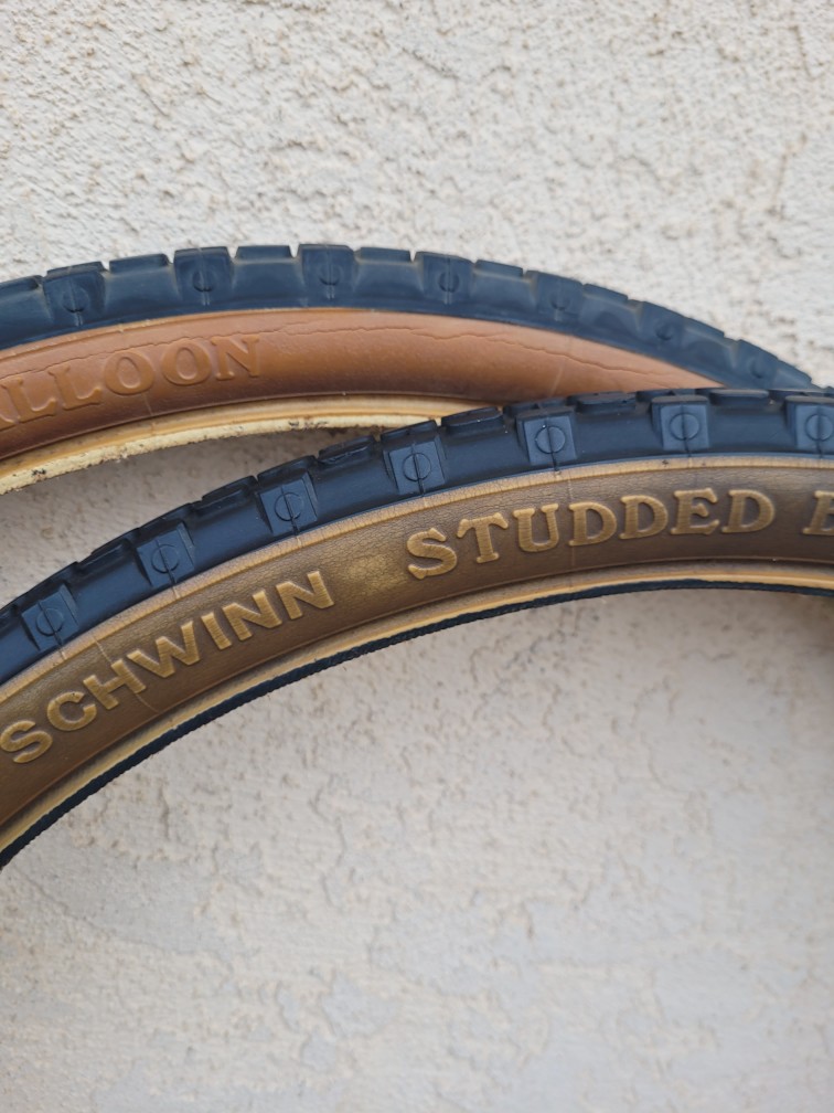 Sold Schwinn Studded Gumwall Balloon Tires Archive (sold or