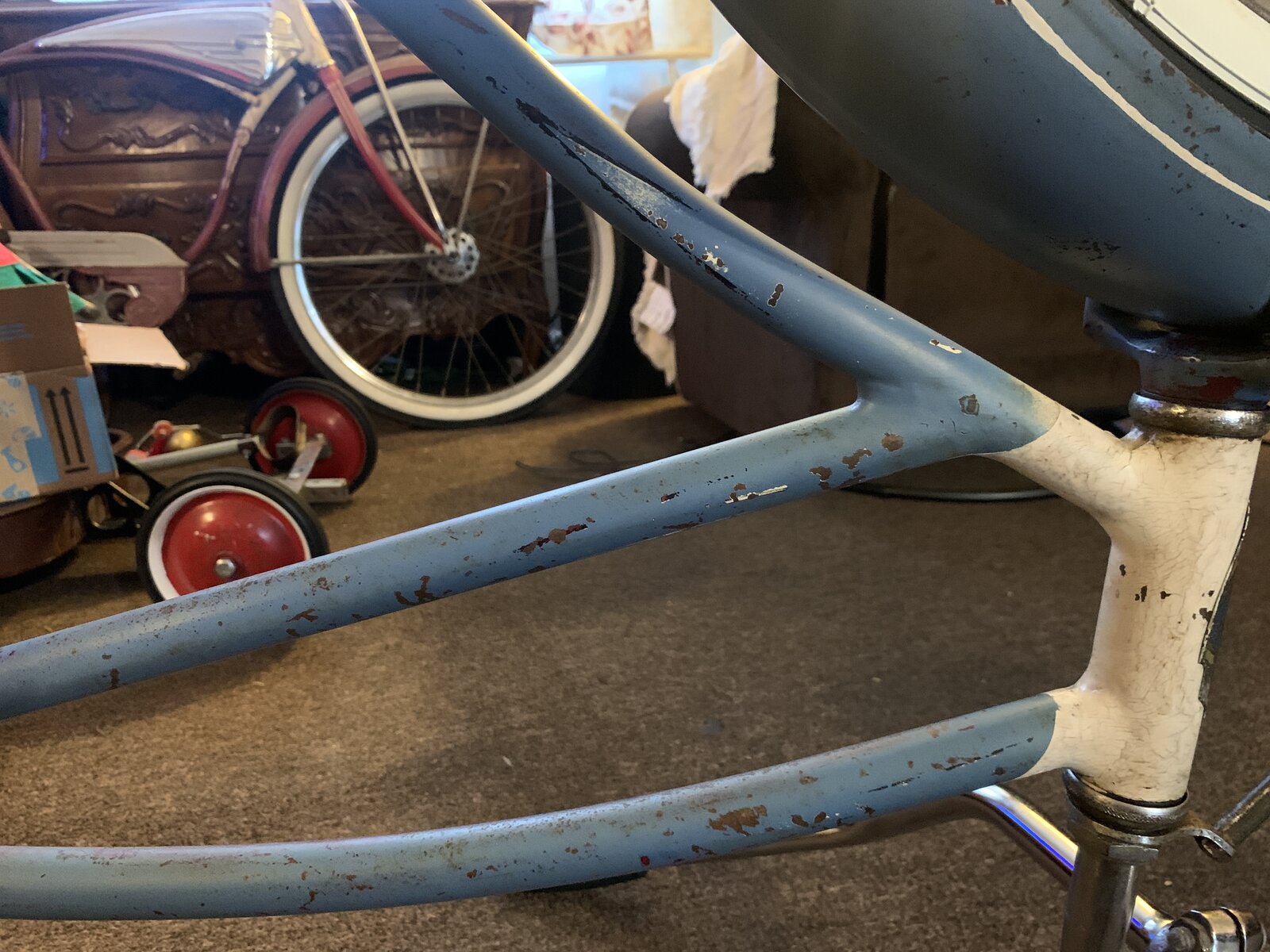 Paint removal to see original paint Bicycle Restoration Tips Page 2